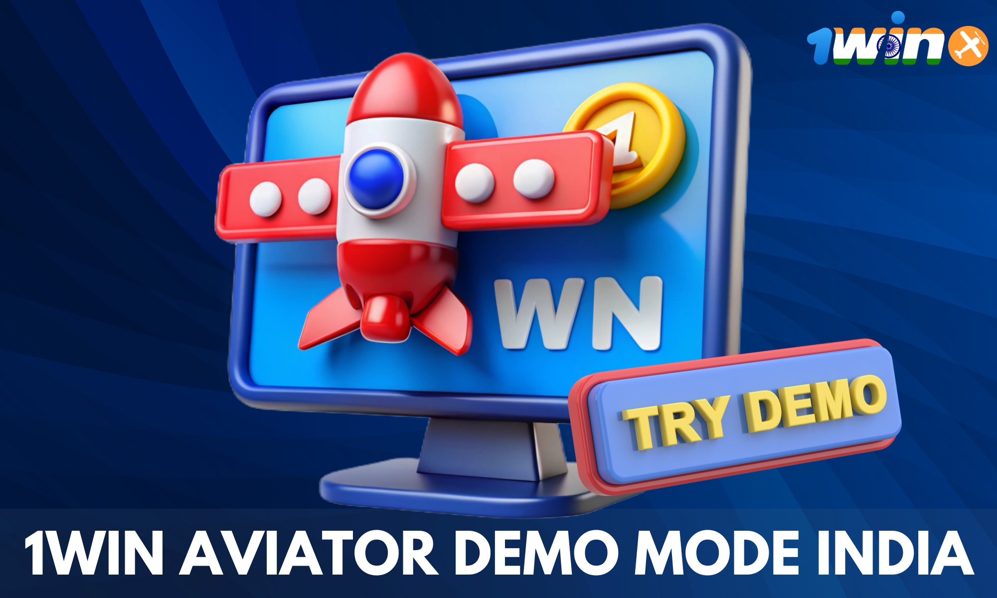 1win Aviator offers a demo mode in which you can play for free