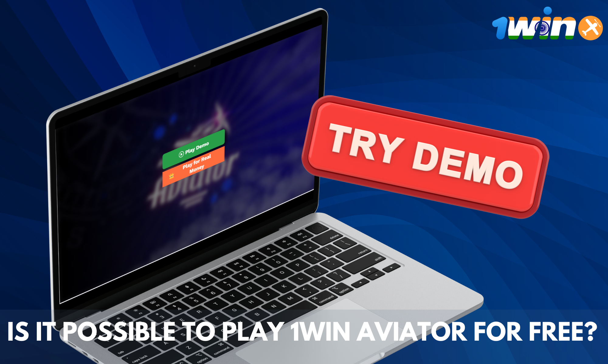 1win Aviator can be played completely free of charge in demo mode